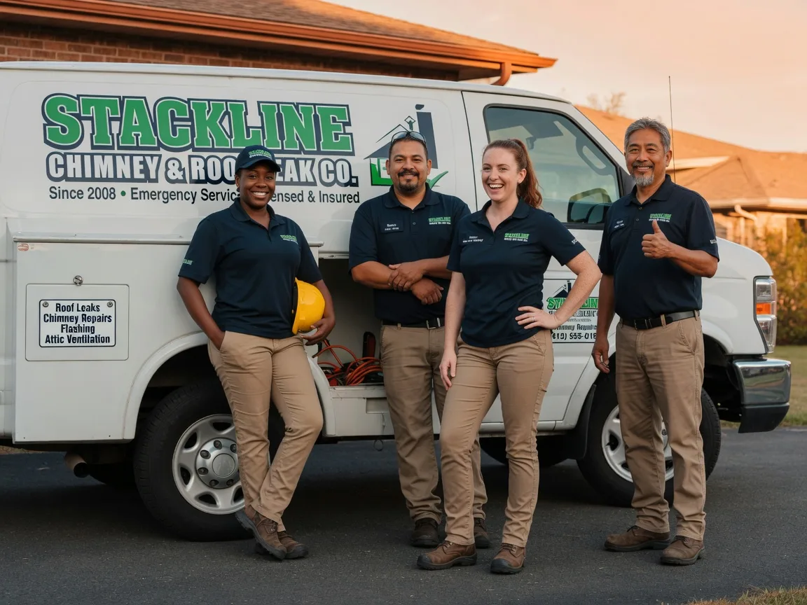 Chimney flashing repair company in Cost, TX